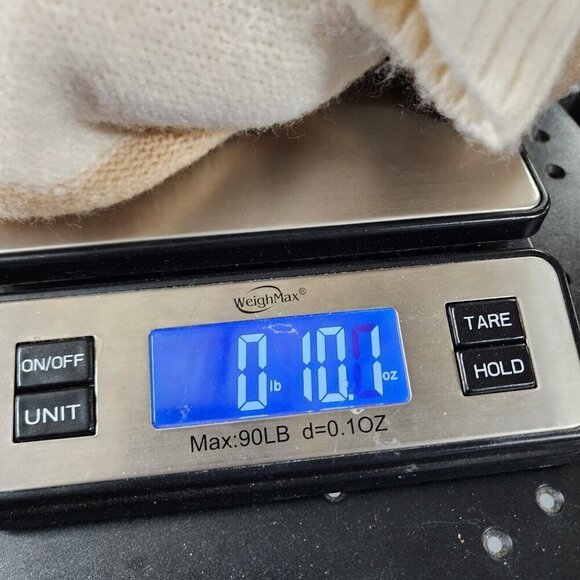 American Eagle Tan/Cream Striped Collared 3/4 Button Up Sweater XS Preppy Boxy - Picture 16 of 16